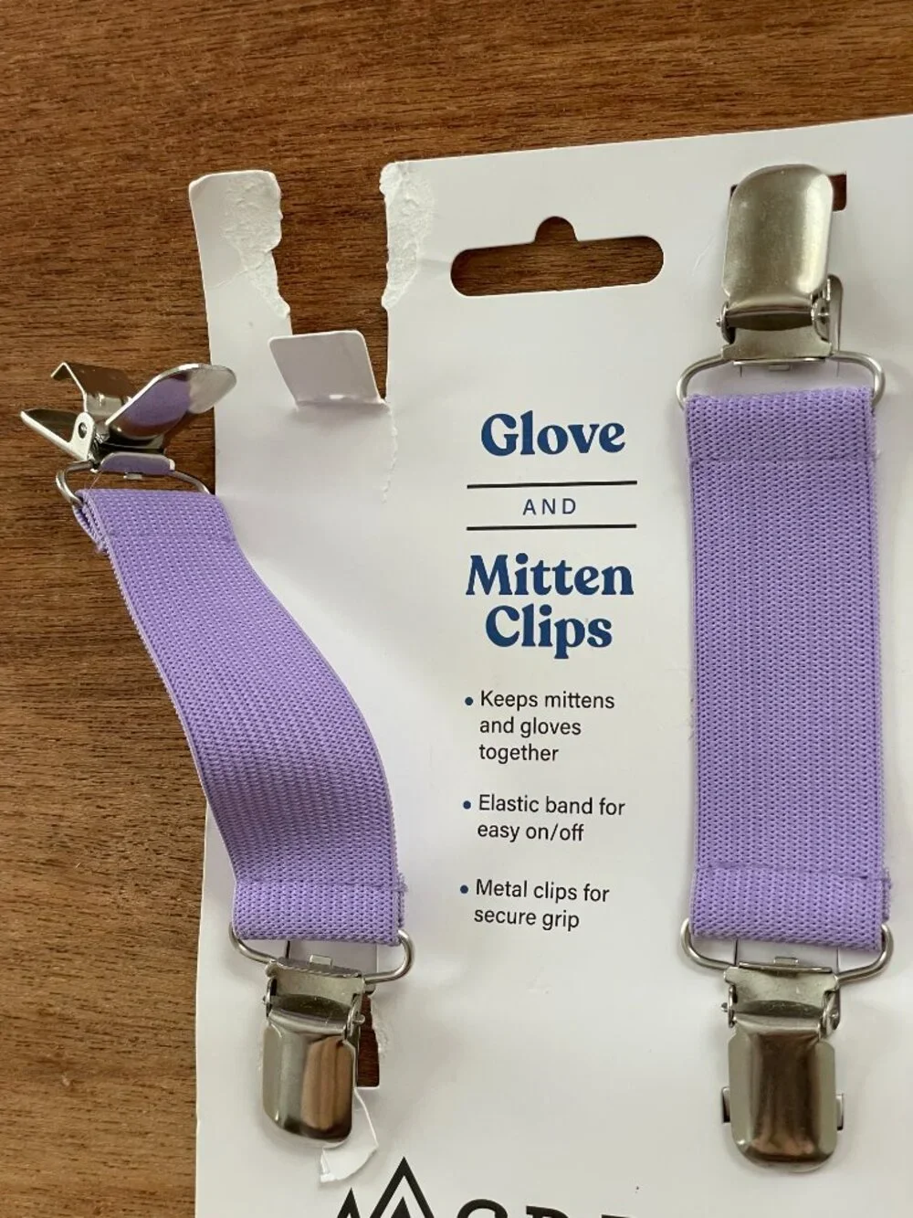 Grand Sierra Glove and Mitten Clips, purple